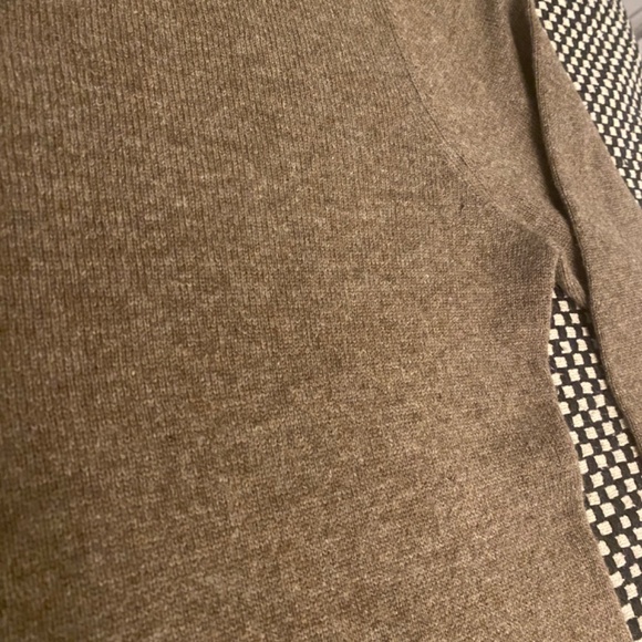 NEW Evelyn Grace Cashmere Mocha Heather Pullover Sweater, Size L - Picture 4 of 8